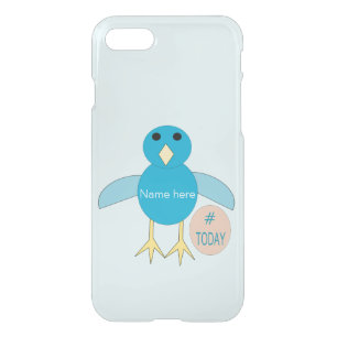 Custom Blue Birthday Boy Chick iPhone SE/8/7 Case
