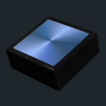 Custom Blue Blank Template Elegant Design Classic Gift Box<br><div class="desc">Custom Blue Blank Template Elegant Design Classic Black Keepsake Box.</div>
