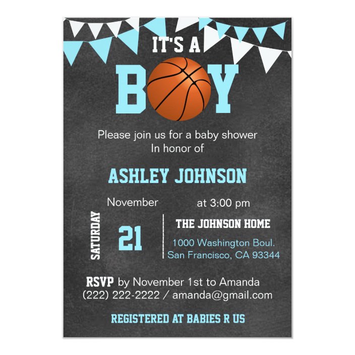 baby shower basketball theme
