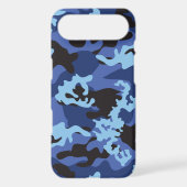 Custom Blue Camo iPod Touch Case (Back)