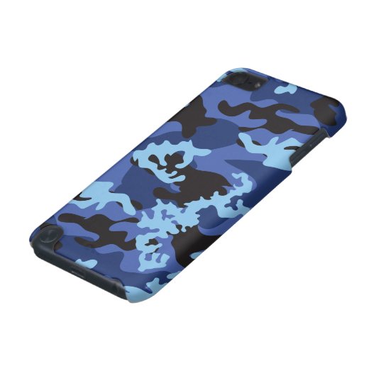 Custom Blue Camo iPod Touch Case (Bottom)