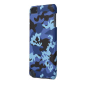 Custom Blue Camo iPod Touch Case (Back Left)