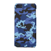 Custom Blue Camo iPod Touch Case (Back)