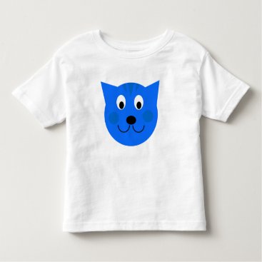 Custom Blue Cat/Kitten/ Tiger Toddler  Hoodie Toddler T-shirt
