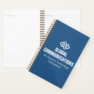 Custom Blue Computer Software Company 2027 Planner