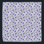 Custom Blue Floral Dog Bandana<br><div class="desc">Dress your dog in style with this custom blue floral pattern bandana. Perfect for everyday wear or special occasions,  it adds a touch of charm and personality to your pet’s look. A thoughtful gift for dog lovers who adore floral designs.</div>