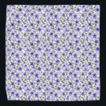 Custom Blue Floral Dog Bandana<br><div class="desc">Dress your dog in style with this custom blue floral pattern bandana. Perfect for everyday wear or special occasions, it adds a touch of charm and personality to your pet’s look. A thoughtful gift for dog lovers who adore floral designs.</div>