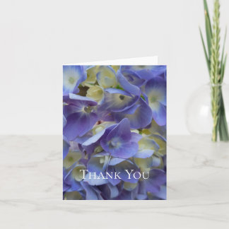 Custom Blue Hydrangea Macro Flower Card