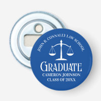 Custom Blue Law School Graduation Keepsake