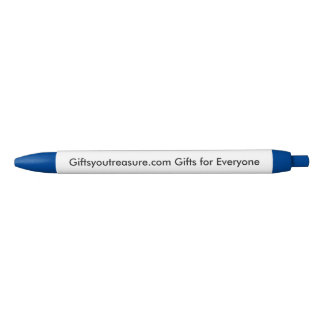 Custom Blue Name Quote Company Slogan Photo Art Pen
