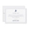 Custom Blue Nautical Sailboat Funeral Sympathy