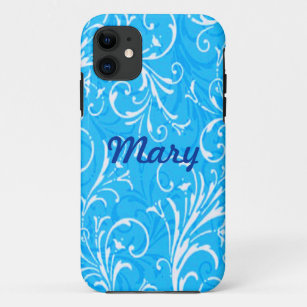 Custom Blue Ornamental iPhone 5 Case