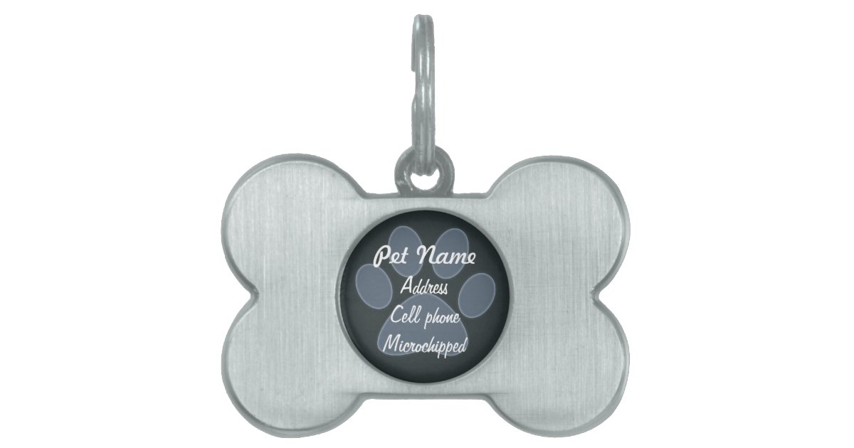 Personalized Planet Pet Tags N/a - Blue Preppy Stripe Personalized Name &  Phone Number Pet Tag - Yahoo Shopping