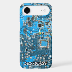 Custom Blue PCB Circuit Board for IT Pros 2 iPhone 17 Air Case