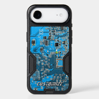 Custom Blue PCB Circuit Board for IT Pros 2 iPhone 17 Air Case