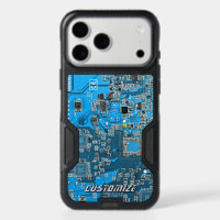 Custom Blue PCB Circuit Board for IT Pros 2