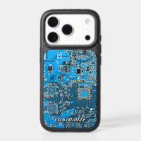 Custom Blue PCB Circuit Board for IT Pros 2