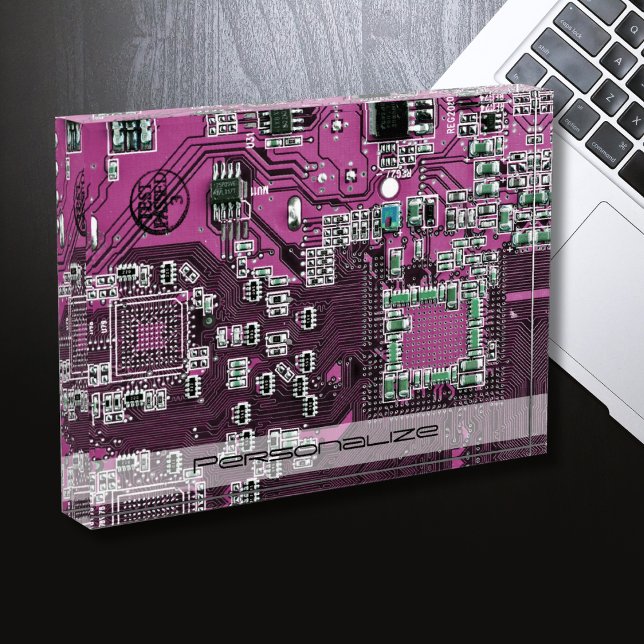 Custom Blue PCB Circuit Board for IT Pros Acrylic Award (Creator Uploaded)