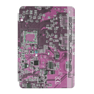 Custom Blue PCB Circuit Board for IT Pros iPad Mini Cover