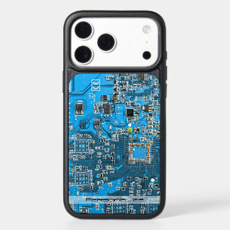 Custom Blue PCB Circuit Board for IT Pros iPhone 17 Pro Max Case