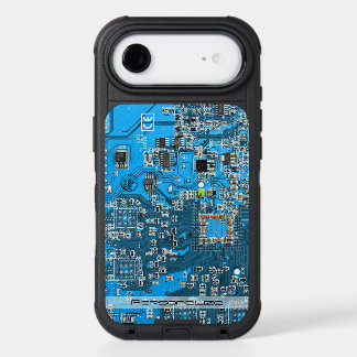 Custom Blue PCB Circuit Board for IT Pros iPhone 17 Air Case