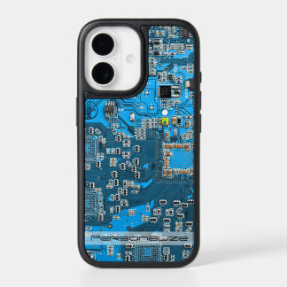 Custom Blue PCB Circuit Board for IT Pros iPhone 17 Case