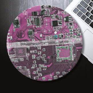 Custom Blue PCB Circuit Board for IT Pros Paper Plates