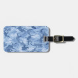Custom Blue Reptile Camouflage Luggage Tag at Zazzle