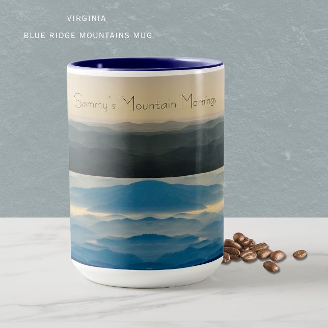 Custom Blue Ridge Mountains Virginia Mug (Creator Uploaded)