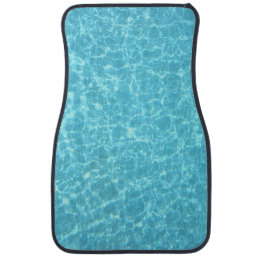 Custom Blue Water Swimmingpool Elegant Modern Car Floor Mat