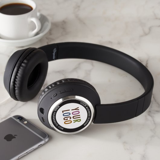 Custom Bluetooth Headphones with Your Company Logo (In Situ)