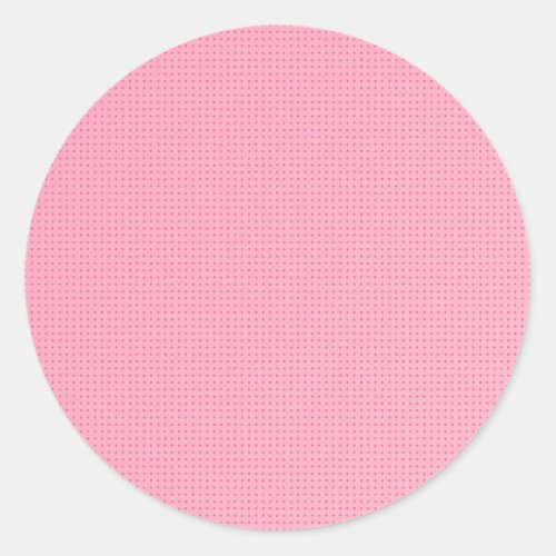 Custom Blush Pink Trendy Blank Template Classic Classic Round Sticker