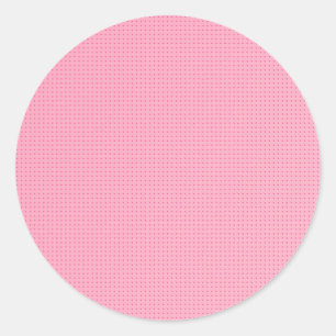 Custom Blush Pink Trendy Blank Template Classic Classic Round Sticker