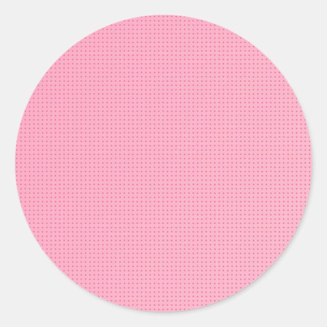 Custom Blush Pink Trendy Blank Template Classic Round Sticker (Front)