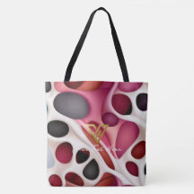 Custom: Blush Tones Bubble Array Personalized Tote