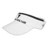 Custom boat captain shark tooth sun visor cap hat (Angled)