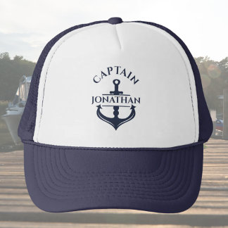Custom Boat Captain Trucker Hat