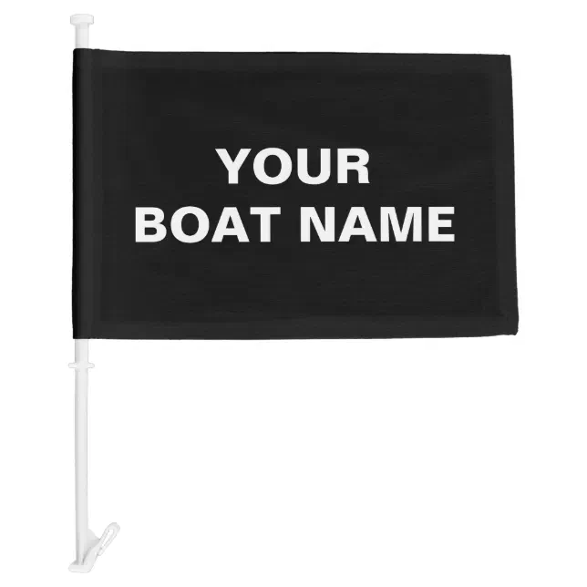 Custom Boat Flag Zazzle