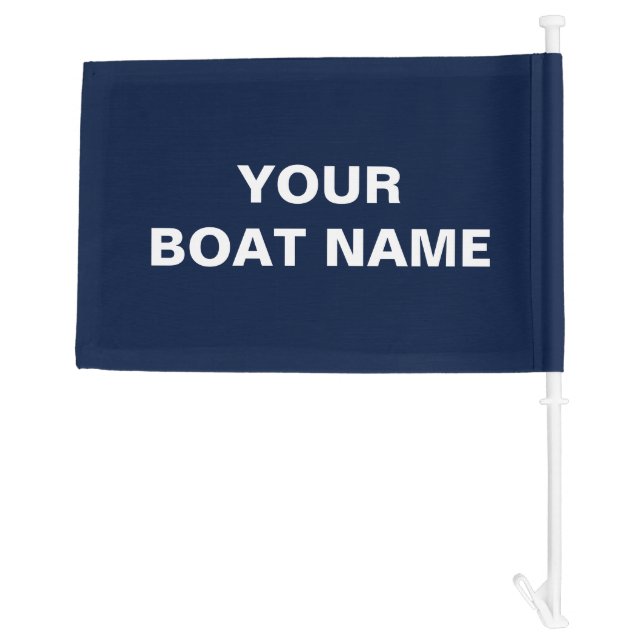 Custom Boat Flag (Back)