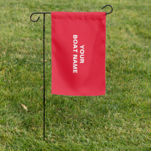 Custom Boat Flag Red