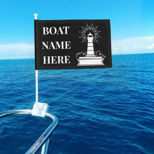 Custom Boat Name Nautical Marine Banner Car Flag