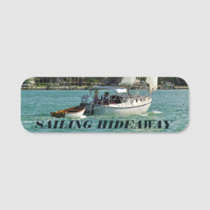 Custom Boat Name Tag-Badge Tag