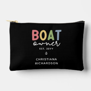 Custom Boat Owner established New Boat Owner Gift Accessory Pouch