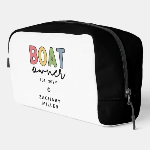 Custom Boat Owner established New Boat Owner Gifts Dopp Kit