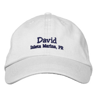 Custom boating Hat - David