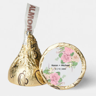 Custom Boho Floral Wedding Hershey®'s Kisses®