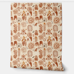 Custom Boho Wallpaper   Accent Wall Wallpaper 