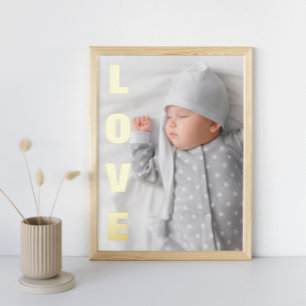 CUSTOM BOLD LOVE LETTERS PHOTO FOIL PRINTS