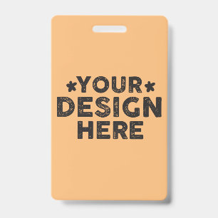 Custom Bold Say Their Name design for men Badge