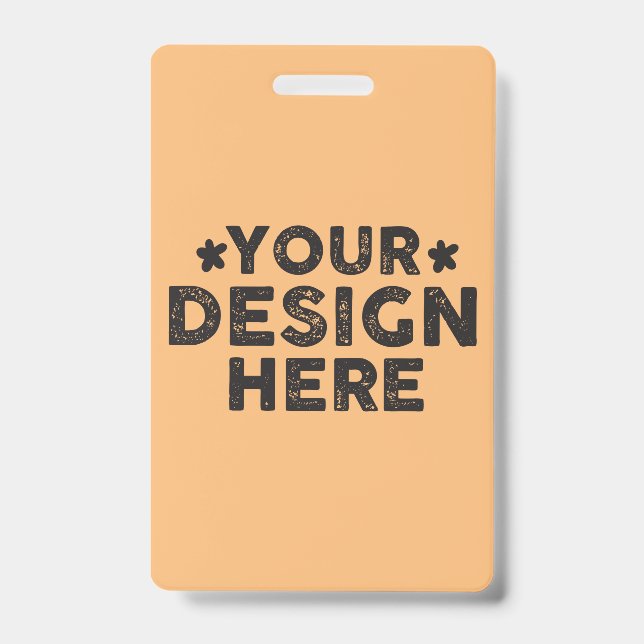 Custom Bold Say Their Name design for men  Badge (Front)